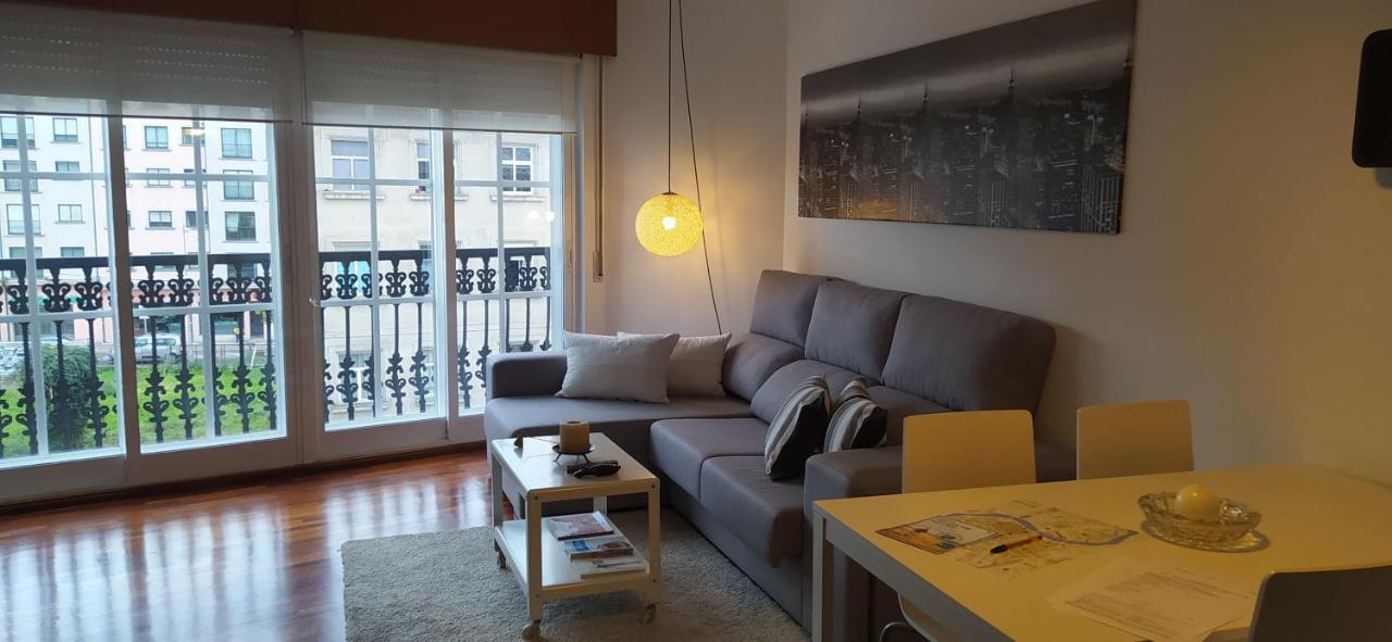 Moderno Y Luminoso 2 Dormitorios Con Todas Las Comodidades En Pontevedra Ciudad Luaran gambar